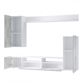 Гостиная Диаманд (белый/цемент светлый) в Талице - talica.mebel24.online | фото 3