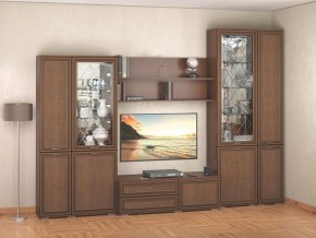 Гостиная-горка Ливорно орех в Талице - talica.mebel24.online | фото 1