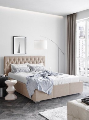 Интерьерная Кровать Октавия Бежевый 1400x2000 в Талице - talica.mebel24.online | фото
