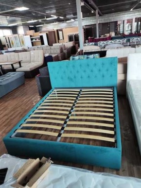 Интерьерная Кровать Октавия Бирюзовый 1400x2000 в Талице - talica.mebel24.online | фото 2