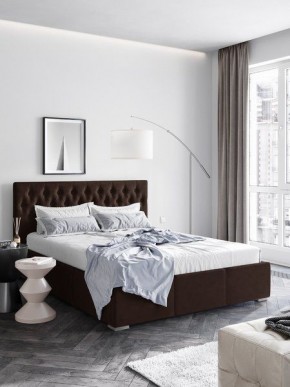 Интерьерная Кровать Октавия Коричневый  1600х2000 в Талице - talica.mebel24.online | фото