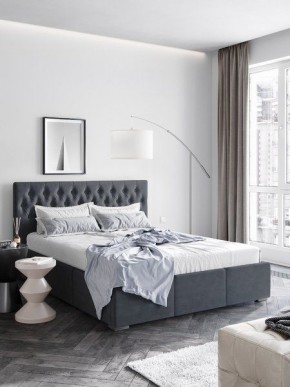 Интерьерная Кровать Октавия Серый 1400x2000 в Талице - talica.mebel24.online | фото