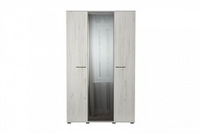 ИТАЛИЯ ШК-1300 Шкаф 3дв с зеркалом (дуб крафт белый) в Талице - talica.mebel24.online | фото 1