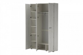 ИТАЛИЯ ШК-1300 Шкаф 3дв с зеркалом (дуб крафт белый) в Талице - talica.mebel24.online | фото 2