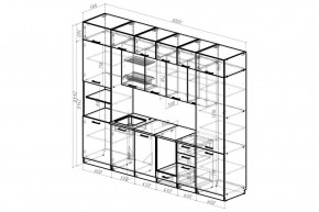 ЖАСМИН Кухонный гарнитур Экстра (3000 мм) в Талице - talica.mebel24.online | фото 2