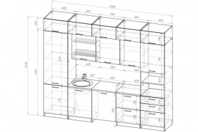 ЖАСМИН Кухонный гарнитур Экстра 5 (3000 мм) в Талице - talica.mebel24.online | фото 2