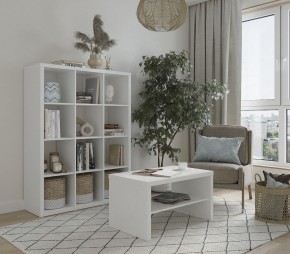 Журнальный стол Энкель 82С, тамбурат, цвет белый в Талице - talica.mebel24.online | фото 4