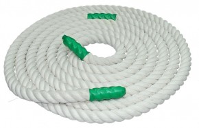 Канат для перетягивания х/б 20м D40мм цв.белый в Талице - talica.mebel24.online | фото