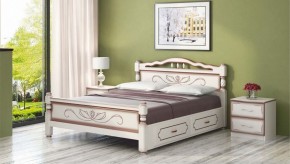 КАРИНА-5 Кровать из массива 1200 с 2-мя ящиками в Талице - talica.mebel24.online | фото 2