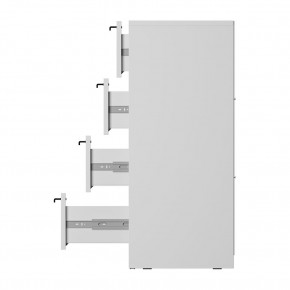 Комод Айрон КМ-02 (белый) в Талице - talica.mebel24.online | фото 7