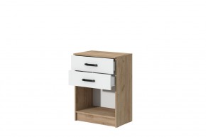 Комод Эконом (Дуб крафт золотой/Белый текстурный) в Талице - talica.mebel24.online | фото 2