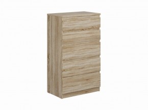 Комод КАСТОР с пятью ящиками, цвет Дуб Сонома в Талице - talica.mebel24.online | фото