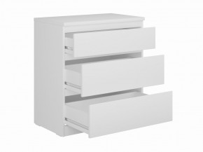 Комод КАСТОР с тремя ящиками, цвет белый в Талице - talica.mebel24.online | фото 2