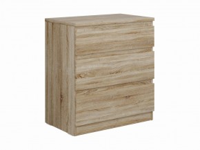 Комод КАСТОР с тремя ящиками, цвет Дуб Сонома в Талице - talica.mebel24.online | фото