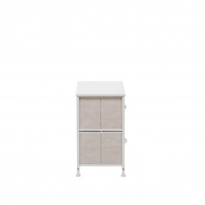 Комод Leset Линкс 2 ящ. (к/з), Каркас Белый, ящики Белые в Талице - talica.mebel24.online | фото 4
