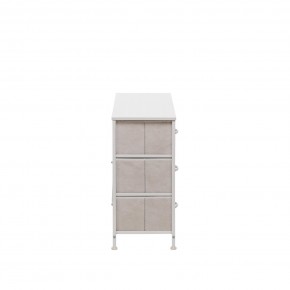 Комод Leset Линкс 6 ящ. (к/з), Каркас Белый, ящики Белые в Талице - talica.mebel24.online | фото 4