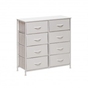 Комод Leset Линкс 8 ящ. (к/з), Каркас Белый, ящики Белые в Талице - talica.mebel24.online | фото 3