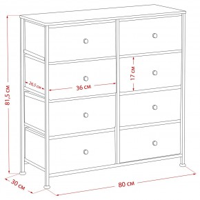 Комод Leset Линкс 8 ящиков (МДФ) в Талице - talica.mebel24.online | фото 12