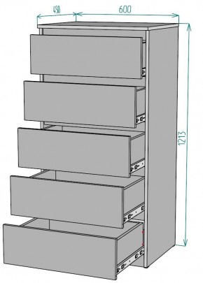 Комод Мальта K132 в Талице - talica.mebel24.online | фото 2