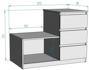 Комод Мальта K207 в Талице - talica.mebel24.online | фото 2