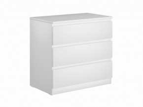 Комод МАЛЬТА с тремя выдвижными ящиками, цвет белый в Талице - talica.mebel24.online | фото
