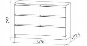 НИЦЦА-7 Комод (НЦ.07) в Талице - talica.mebel24.online | фото 3