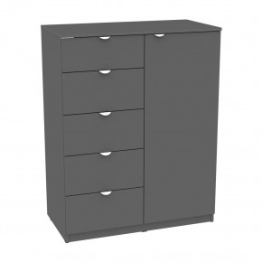 Комод "Калисто (K37)" ручка торцевая (Графит) в Талице - talica.mebel24.online | фото