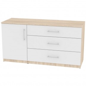 Комод "Калисто (K48)" ручка рейлинг (ДСС-Белый) в Талице - talica.mebel24.online | фото