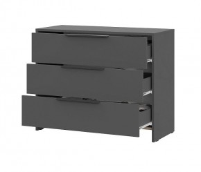 Комод "Камелия 1" 3 ящика Графит серый в Талице - talica.mebel24.online | фото 3