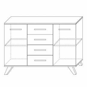 Комодино Вега Скандинавия в Талице - talica.mebel24.online | фото 5