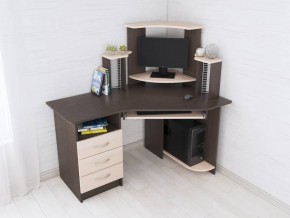 Компьютерный стол Грета-7 венге/дуб молочный в Талице - talica.mebel24.online | фото