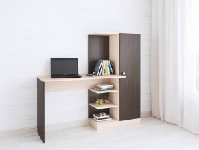 Компьютерный стол Квартет-6 венге/дуб молочный в Талице - talica.mebel24.online | фото