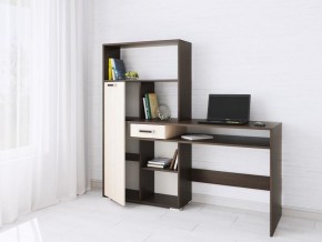 Компьютерный стол Квартет-8 венге/дуб молочный в Талице - talica.mebel24.online | фото