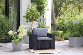 Комплект кресел Калифорния (California chair) графит в Талице - talica.mebel24.online | фото 1