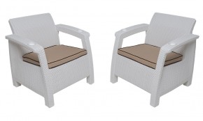 Комплект на балкон Yalta Balcony Set (Ялта) белый в Талице - talica.mebel24.online | фото 4