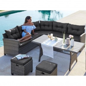 Комплект плетеной мебели AFM-307G-Grey в Талице - talica.mebel24.online | фото 1