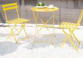 Комплект садовой мебели OTS-001R (стол + 2 стула) металл в Талице - talica.mebel24.online | фото 9
