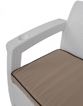 Комплект уличной мебели Yalta Premium Terrace Set (Ялта) белый (+подушки под спину) в Талице - talica.mebel24.online | фото 5