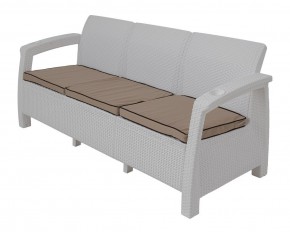 Комплект уличной мебели Yalta Premium Terrace Triple Set (Ялта) белый (+подушки под спину) в Талице - talica.mebel24.online | фото 2