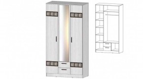 КОСТА-РИКА Шкаф 3-х створчатый (анкор светлый) в Талице - talica.mebel24.online | фото