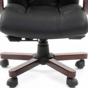Кресло для руководителя Chairman 421 черный/орех темный, черный в Талице - talica.mebel24.online | фото 4