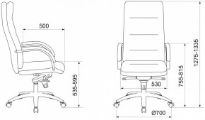 Кресло для руководителя T-9927SL/Ivory в Талице - talica.mebel24.online | фото 6