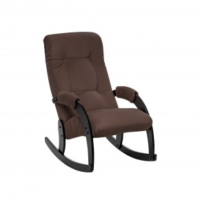 Кресло-качалка Модель 67 Венге, ткань V 26 в Талице - talica.mebel24.online | фото 1