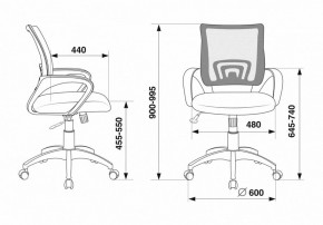 Кресло компьютерное CH-695N/BL/TW-11 в Талице - talica.mebel24.online | фото 12