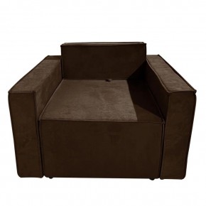 Кресло-кровать Принц КК1-ВК (велюр коричневый) в Талице - talica.mebel24.online | фото