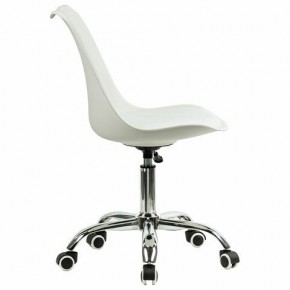 Кресло стул BRABIX "Eames MG-310 CH", хром, пластик белый, экокожа белая, 532923 в Талице - talica.mebel24.online | фото 3