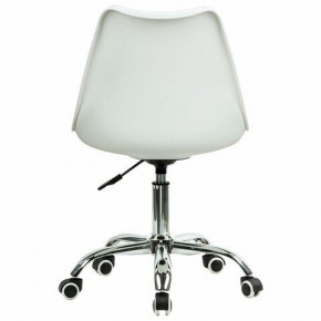 Кресло стул BRABIX "Eames MG-310 CH", хром, пластик белый, ткань серая, 532924 в Талице - talica.mebel24.online | фото 4