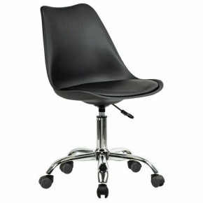 Кресло стул BRABIX "Eames MG-310 CH", хром, пластик черный, экокожа черная, 532925 в Талице - talica.mebel24.online | фото 2