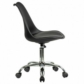 Кресло стул BRABIX "Eames MG-310 CH", хром, пластик черный, экокожа черная, 532925 в Талице - talica.mebel24.online | фото 3