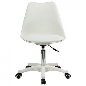 Кресло стул BRABIX "Eames MG-310 PL", пластик белый, экокожа белая, 532926 в Талице - talica.mebel24.online | фото 1